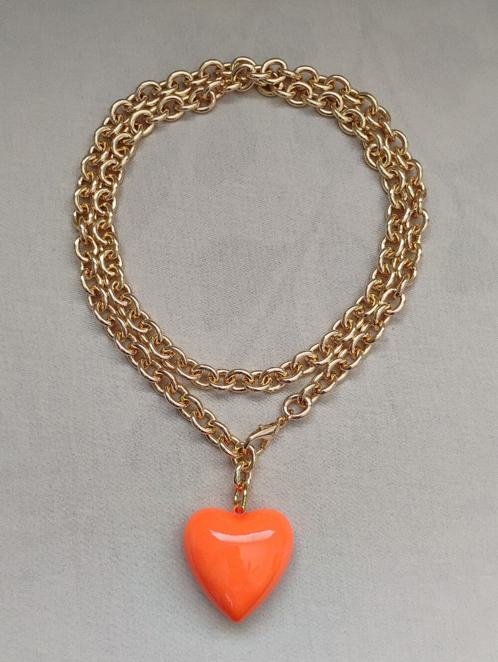 Roxanne Assoulin The Big Puffy Heart Charm Necklace - Picture 2 of 3